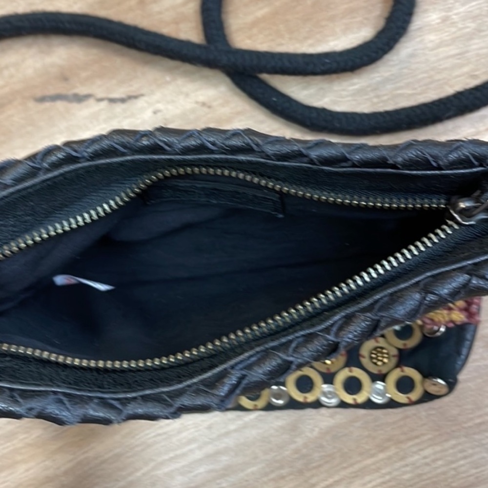 NWT - Free People Bina Embellished Crossbody |BLACK | 7”x8” | 19 “strap drop - Picture 5 of 8